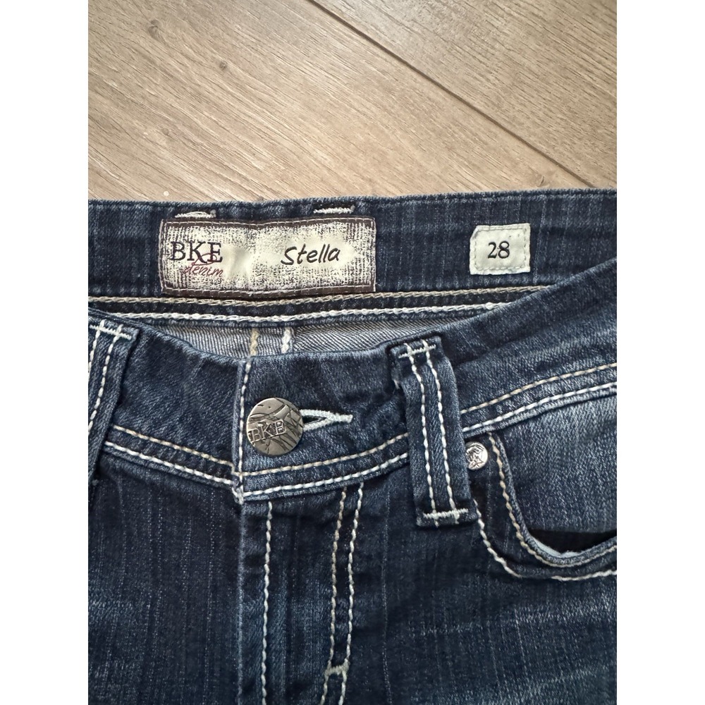 Buckle Women's Boot Cut Jeans - Dark Blue - Picture 2 of 10